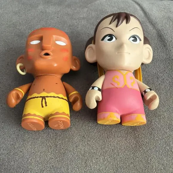 Kidrobot Street Fighter Series 1 Chun-Li & Dhalsim - Picture 3 of 3